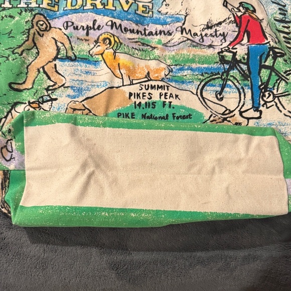 Colorful Colorado Pikes Peak Tote Bag - Picture 5 of 6